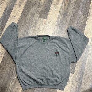 Vintage Clubfellow Gray Golf  Sweater. Size XL